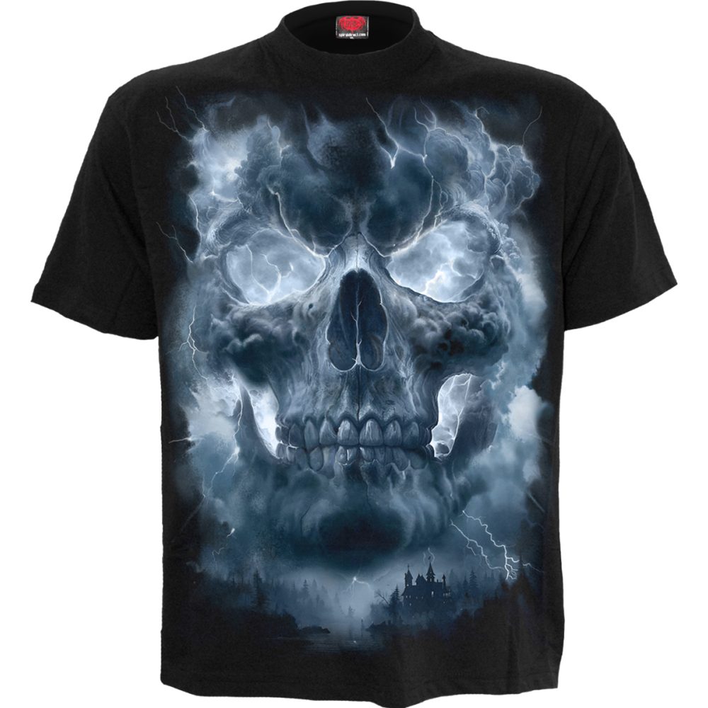 Spiral - Grave Skies Heren Tshirt - Zwart